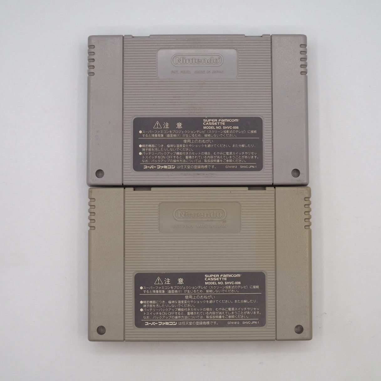 Used Nintendo Super Famicom Console System Donkey Kong 2 & Donkey Kong 3 2-Game Set