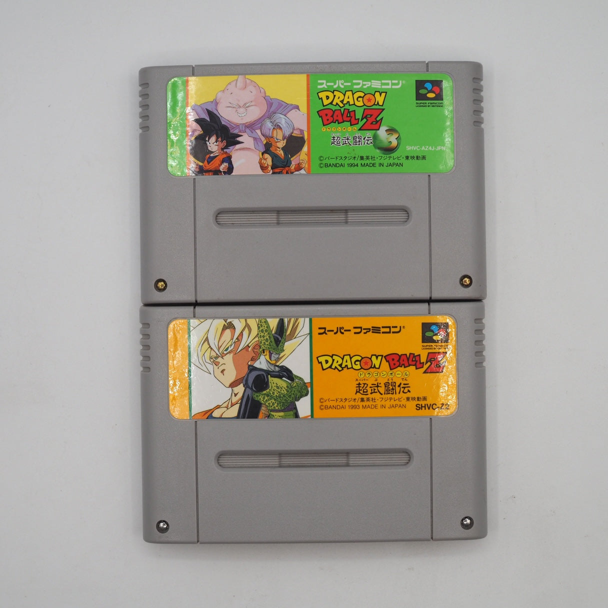 Used Nintendo Super Famicom Console System Dragon Ball Z: Super Butoden & Super Butoden 3 2-Game Set