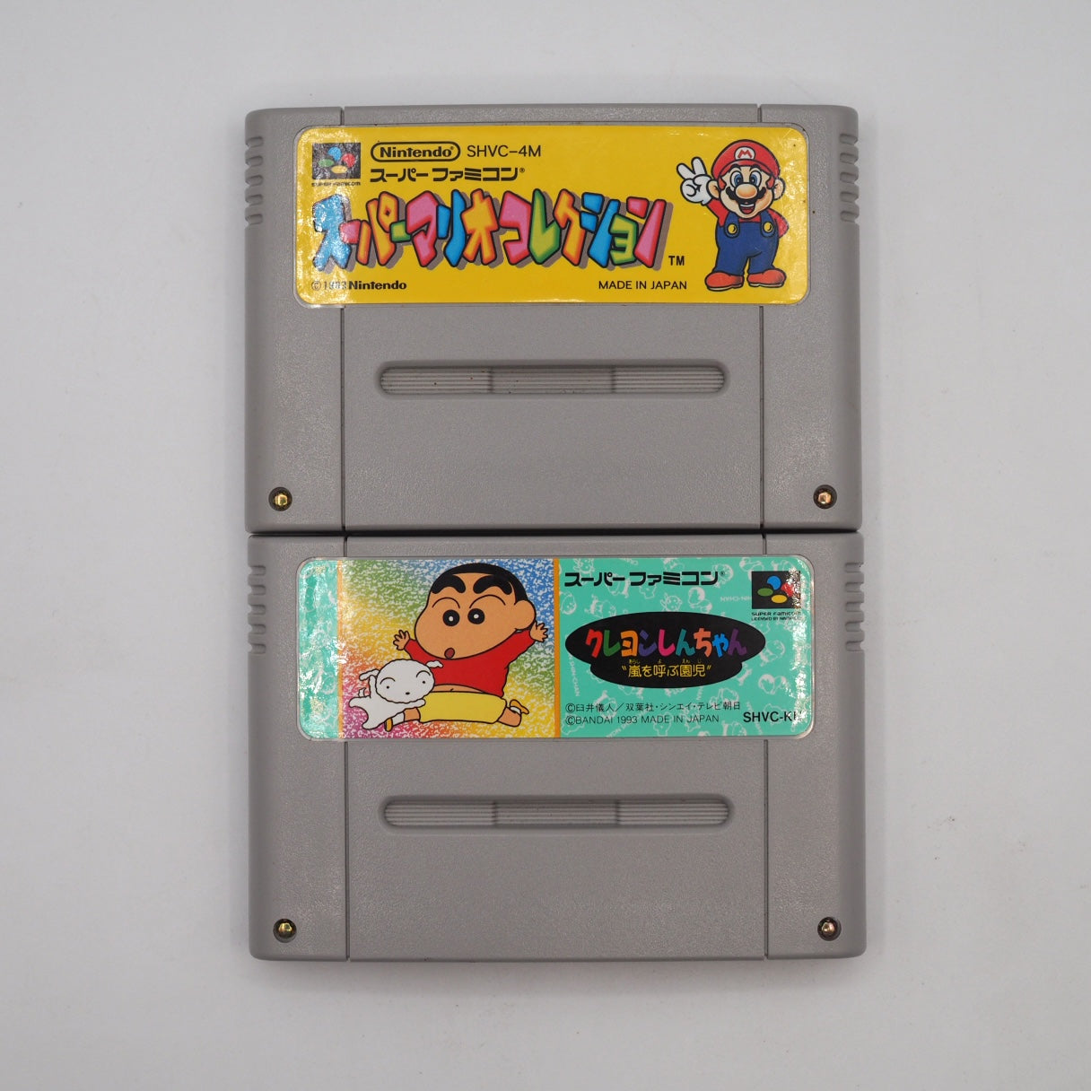 Used Nintendo Super Famicom Console Super Mario All-Stars & Crayon Shin-chan Bundle