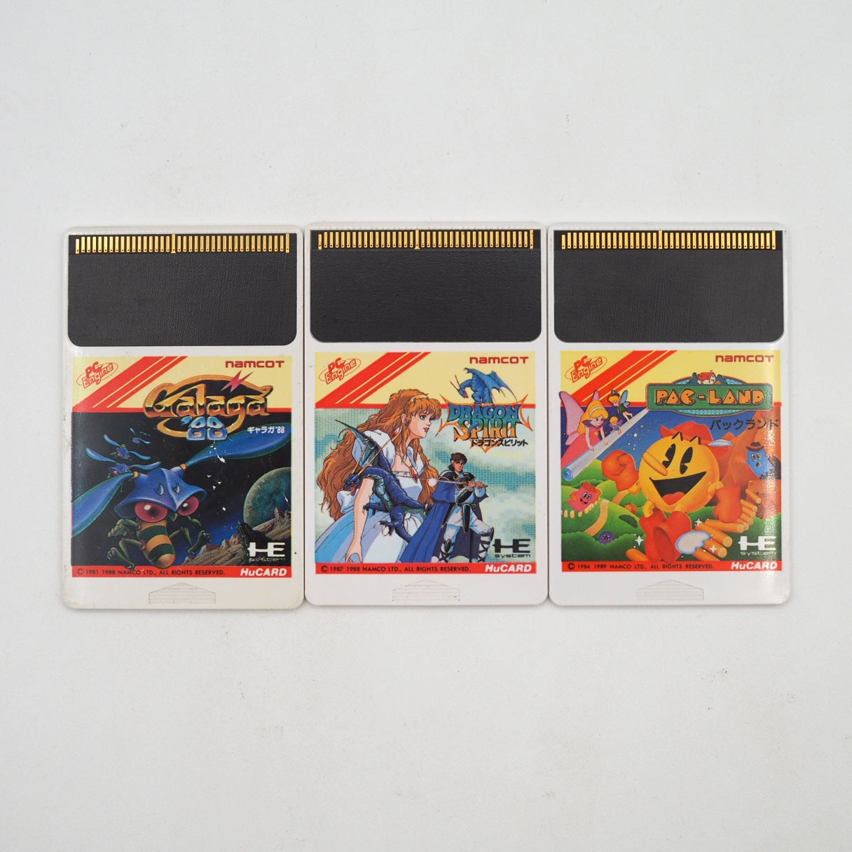 NEC PC Engine Console PI-TG001 w/ Galaga '88, Dragon Spirit & Pac-Land Used