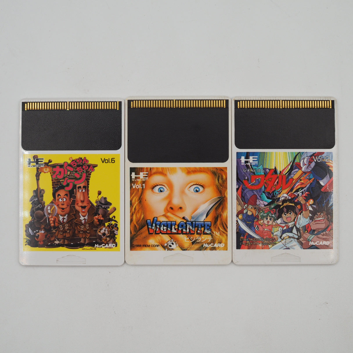 NEC PC Engine Console PI-TG001 w/ Kato-chan Ken-chan, Vigilante & Mashin Eiyuuden Wataru Game Bundle Used