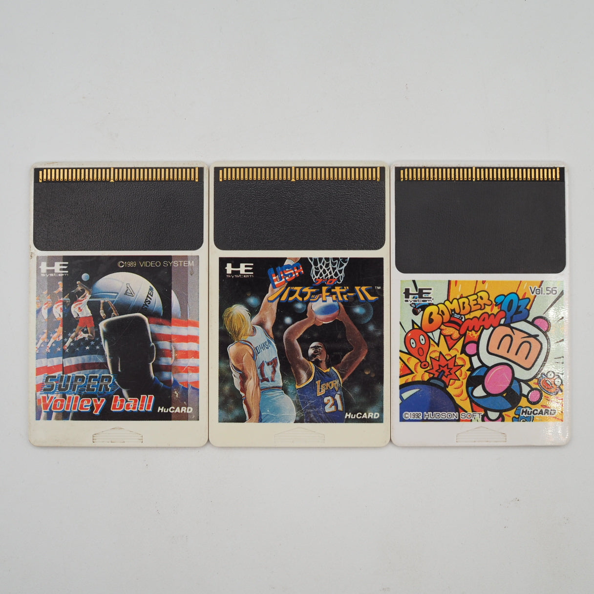 NEC PC Engine Console PI-TG001 w/ Super Volleyball, USA Basketball & Bomberman ’93 Bundle Used