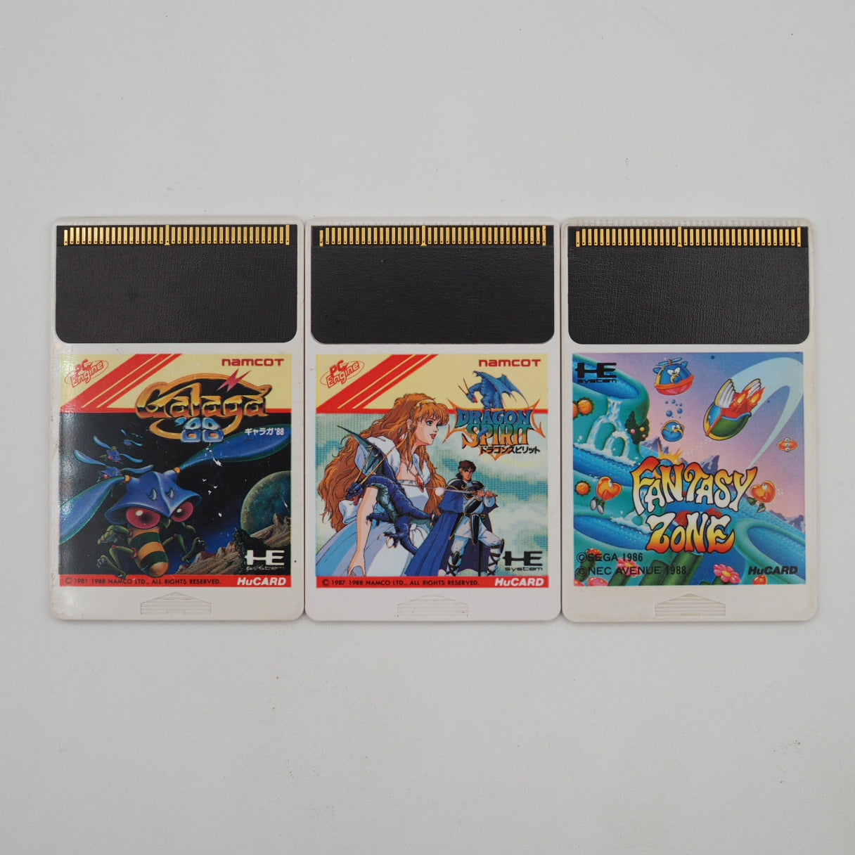 NEC PC Engine PI-TG001 Console w/ Galaga ’88, Dragon Spirit & Fantasy Zone Bundle Used