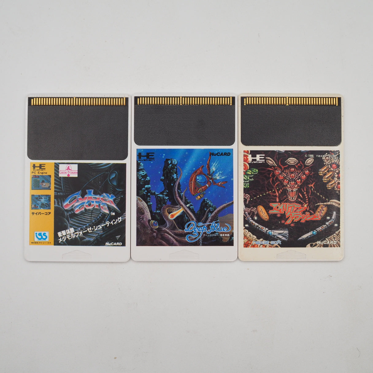 NEC PC Engine PI-TG001 Console w/ Cyber Core, Deep Blue & Alien Crush Bundle Used