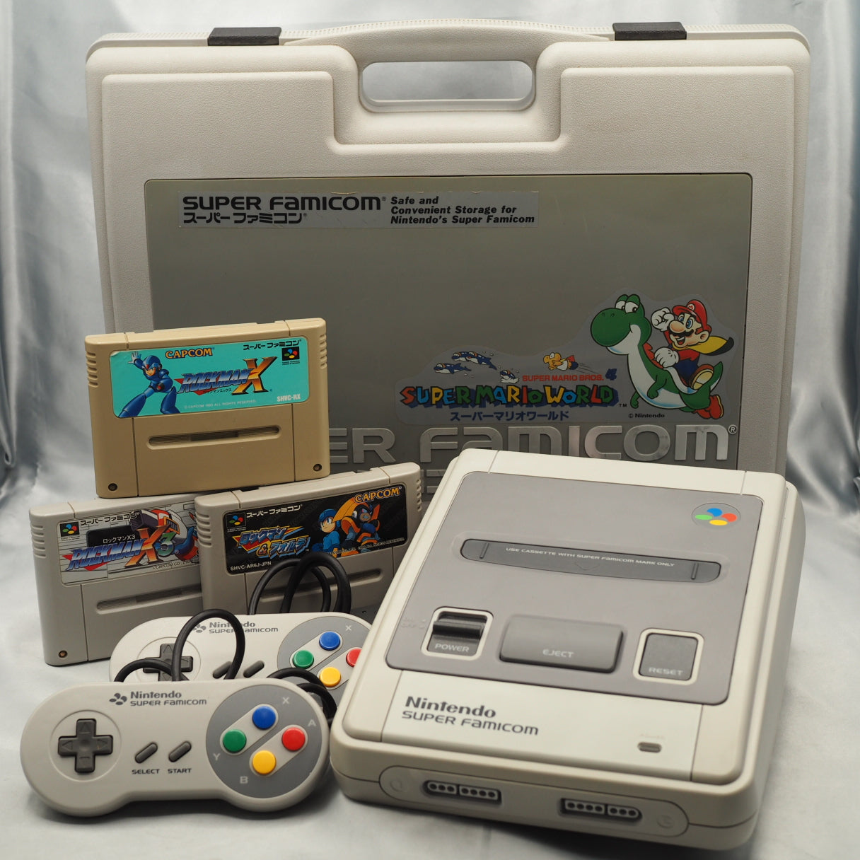 Nintendo Super Famicom Console + Carry Case NTSC-J Tested Choose Game Set