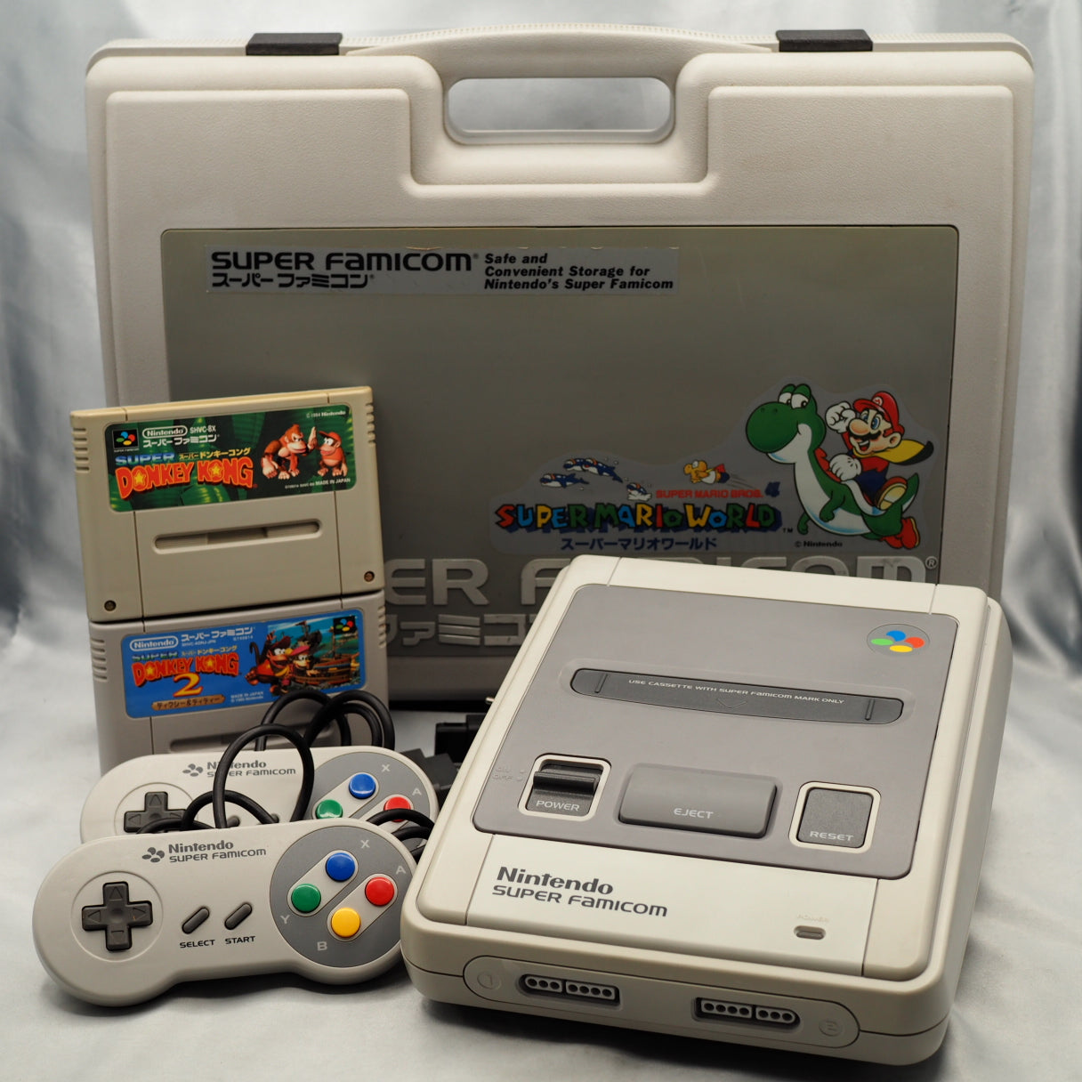 Nintendo Super Famicom Console + Carry Case NTSC-J Tested Choose Game Set