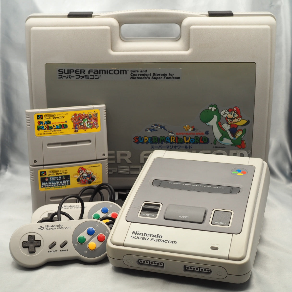 Nintendo Super Famicom Console + Carry Case NTSC-J Tested Choose Game Set