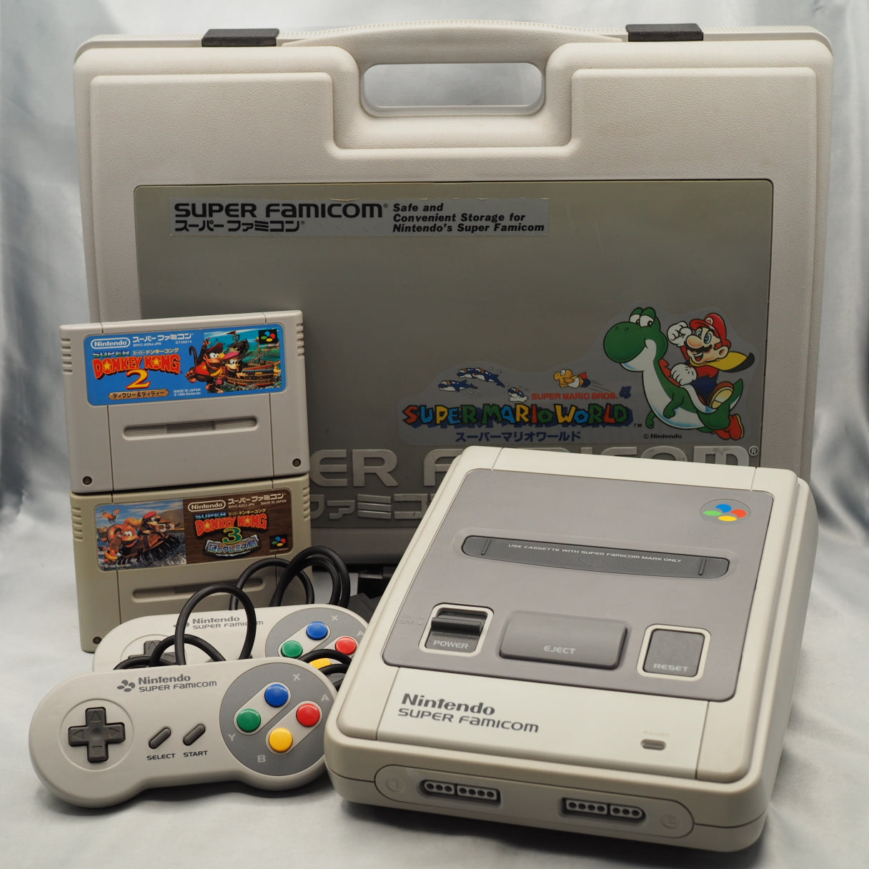 Nintendo Super Famicom Console + Carry Case NTSC-J Tested Choose Game Set