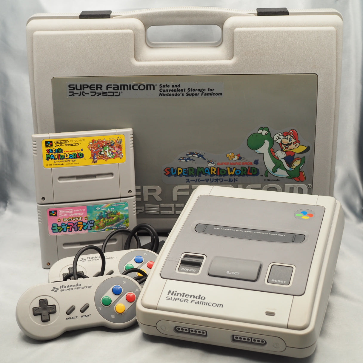 Nintendo Super Famicom Console + Carry Case NTSC-J Tested Choose Game Set
