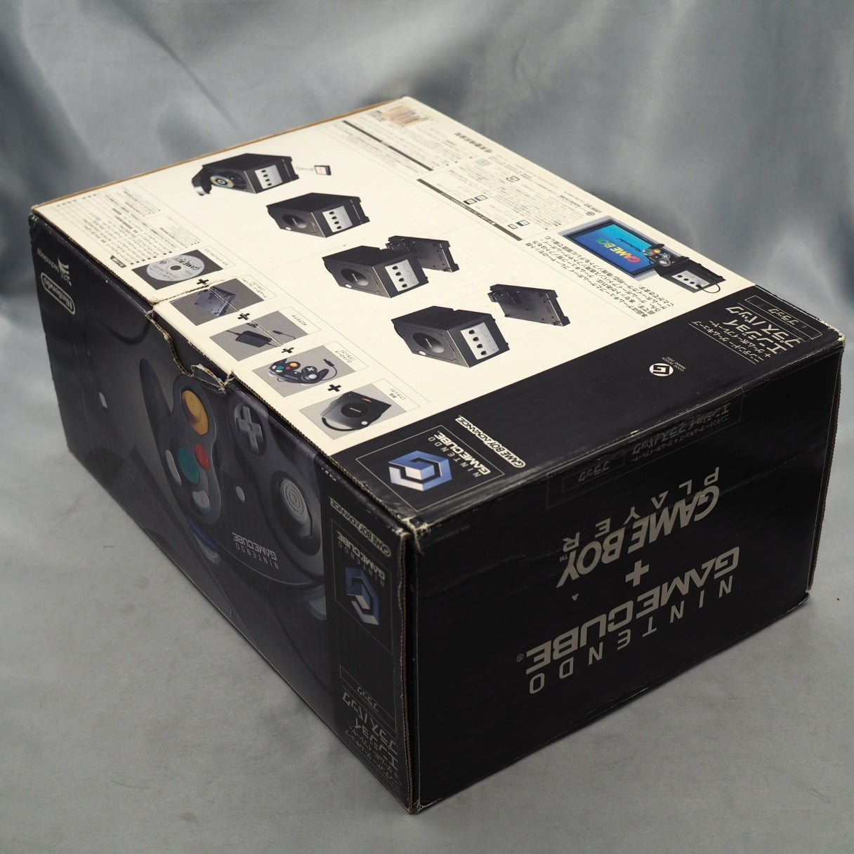 Nintendo GameCube Console System Black + Game Boy Player Enjoy Plus Pack Boxed - Tested & Working