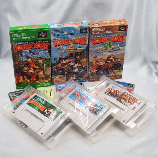 Used Donkey Kong 1 2 3 SET Boxed - Tested & Working
