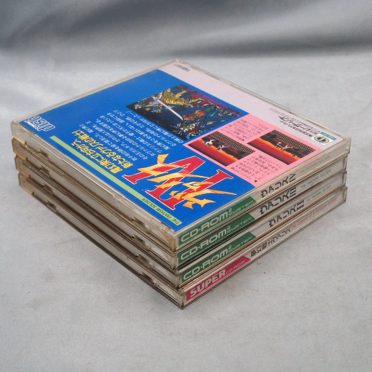 Used The Fantasm Soldier Valis Series SET 4 Games - Tested & Working