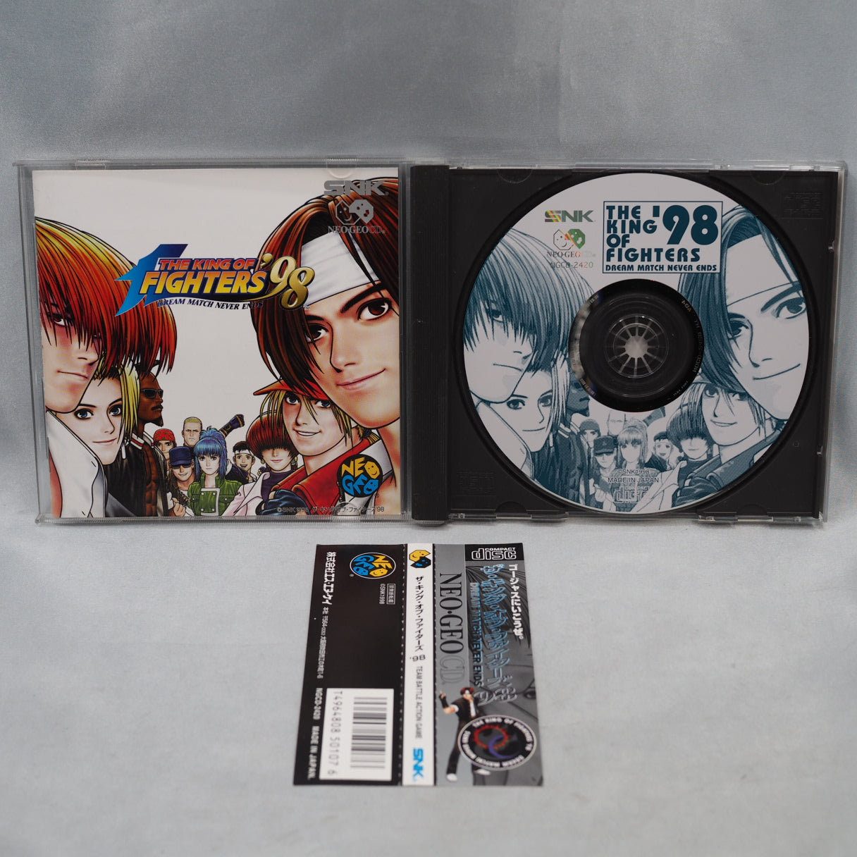 Used THE KING OF THE FIGHTERS' 98 - Tested & Working