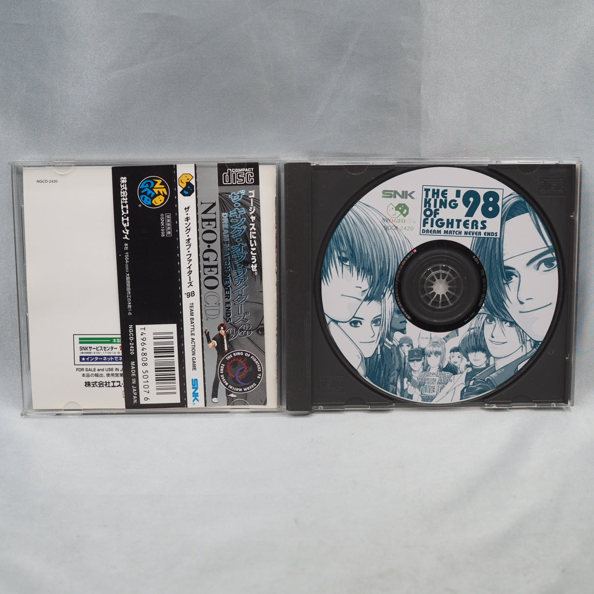 Used THE KING OF THE FIGHTERS' 98 - Tested & Working
