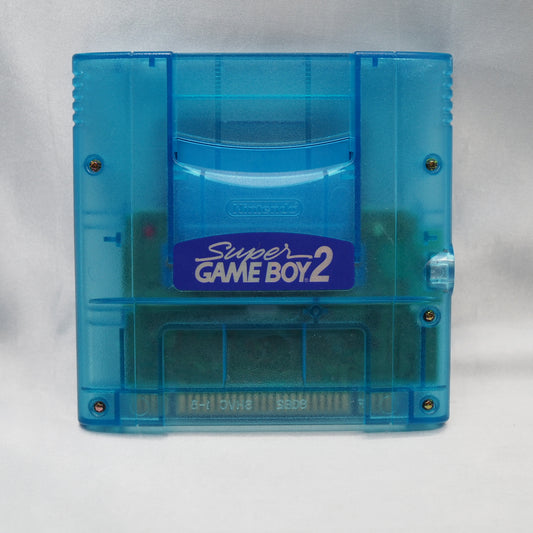 Used Super GAME BOY 2 Clear Blue Only for Nintendo Super Famicom - Tested & Working