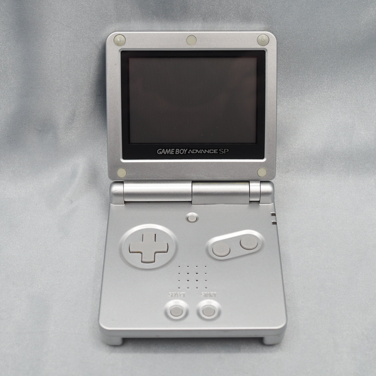 Nintendo Game Boy Advance SP in Silver Platinum - Tested & online Working!