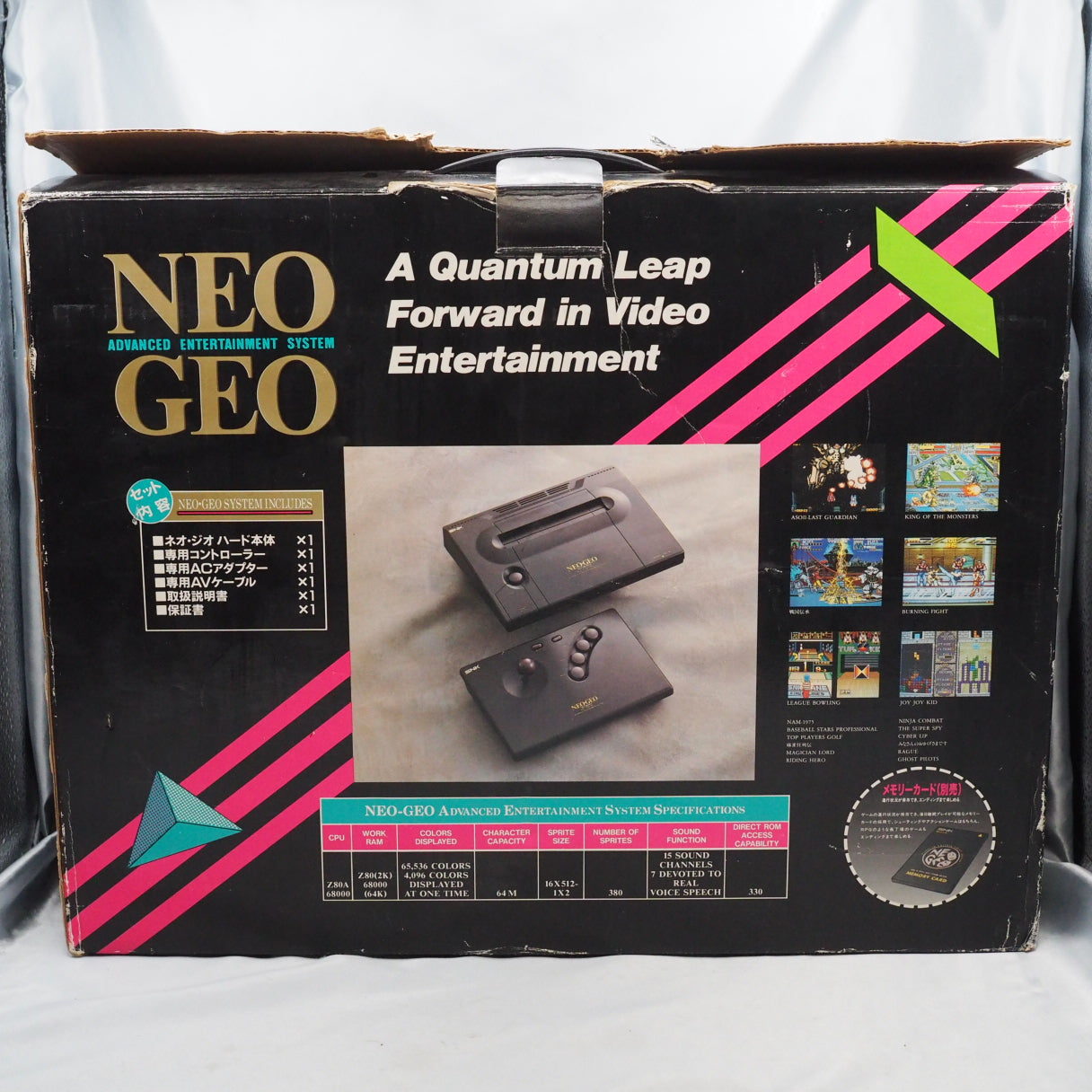 Used NEO GEO AES Console System Boxed NEO-0 - Tested & Working
