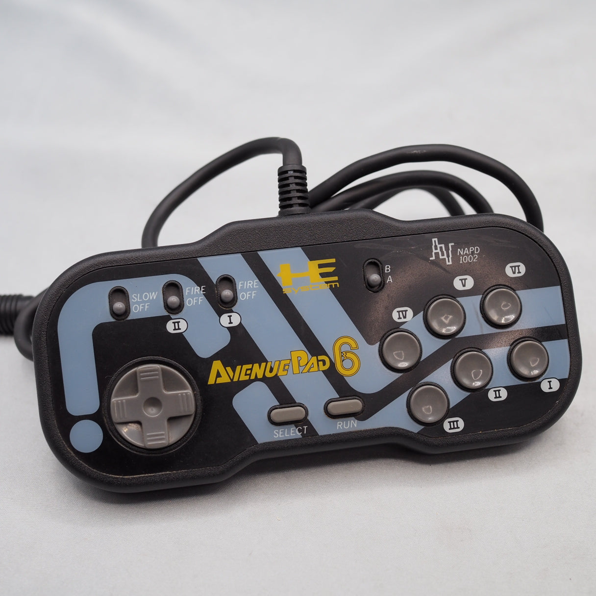 Used PC Engine Avenue Pad 6 Controller NAPD-1002 - Tested & Working