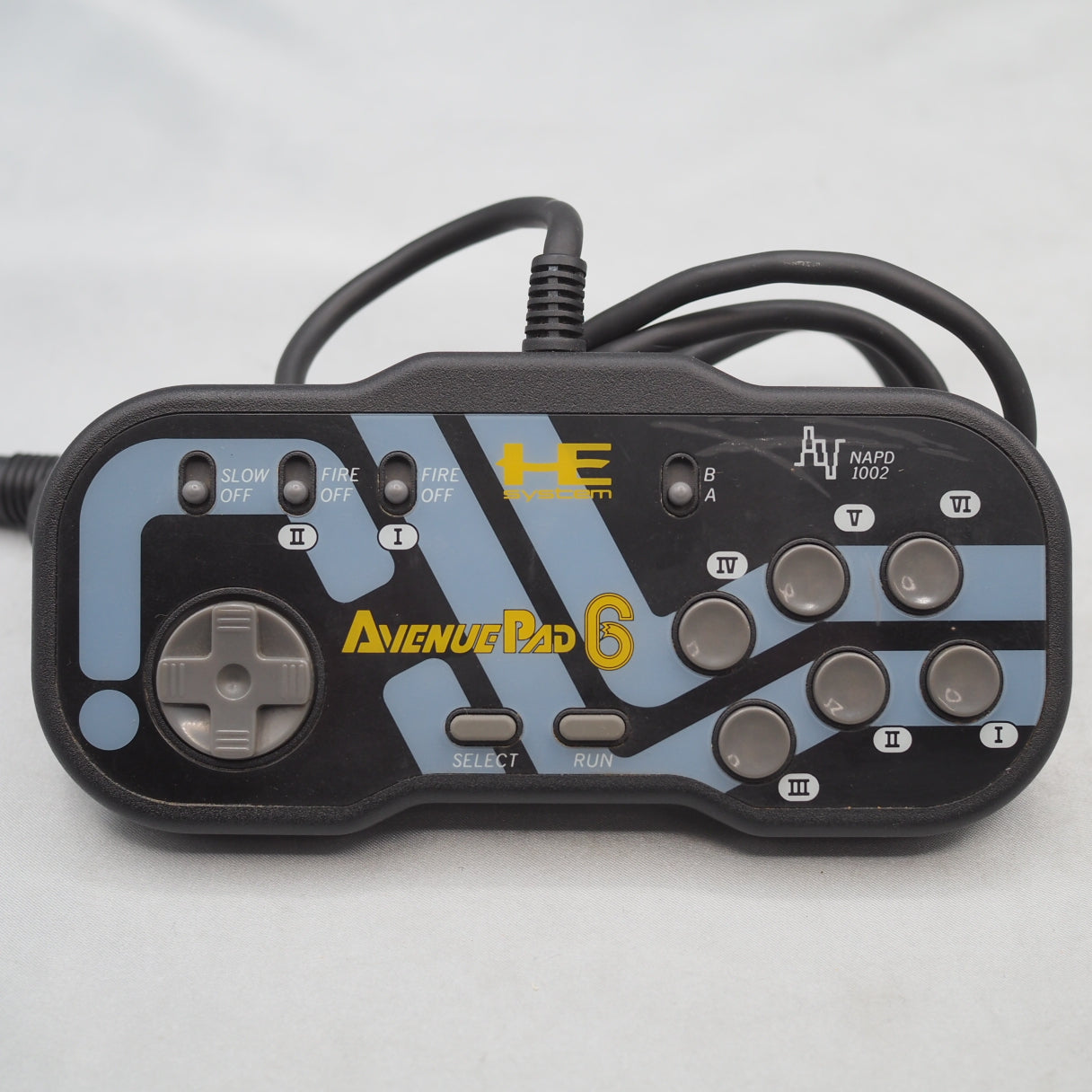 Used PC Engine Avenue Pad 6 Controller NAPD-1002 - Tested & Working
