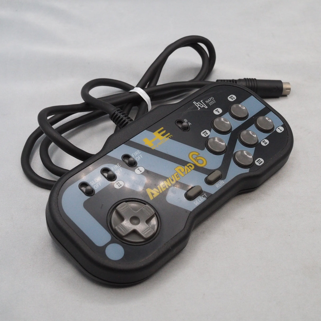 Used PC Engine Avenue Pad 6 Controller NAPD-1002 - Tested & Working