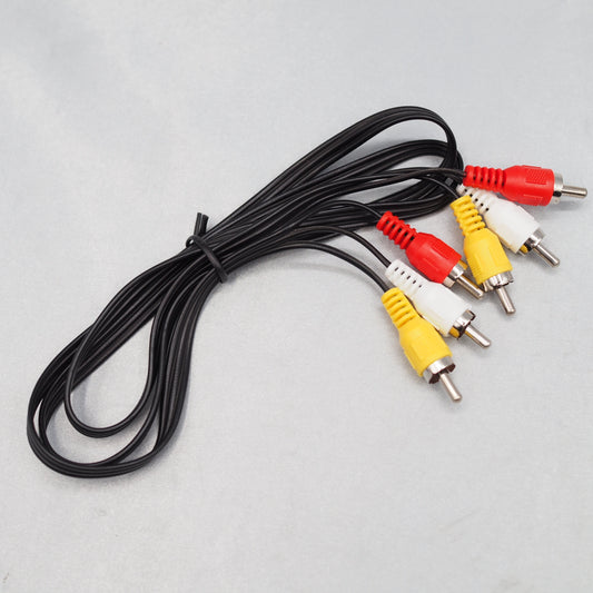 Brand New AV cable 3 to 3 RCA cable 3 colour 3 to 3 video cable 6 he