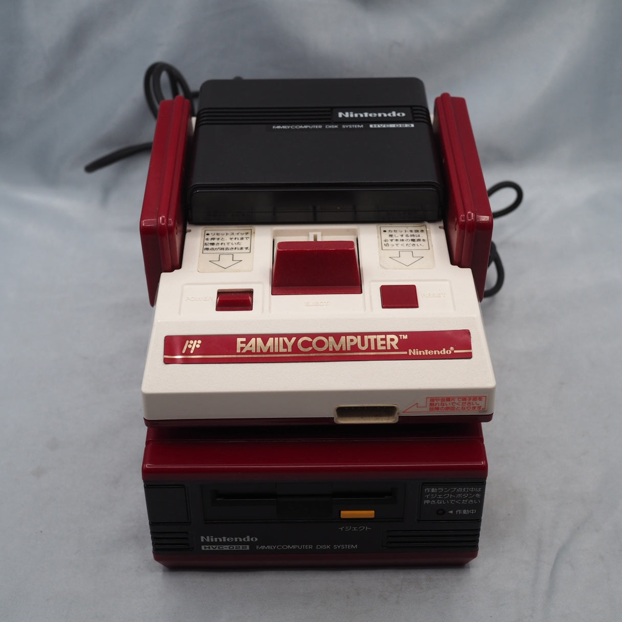 Nintendo Famicom + Disk System Console system W/Donkey Kong Series SET Boxed NTSC-J