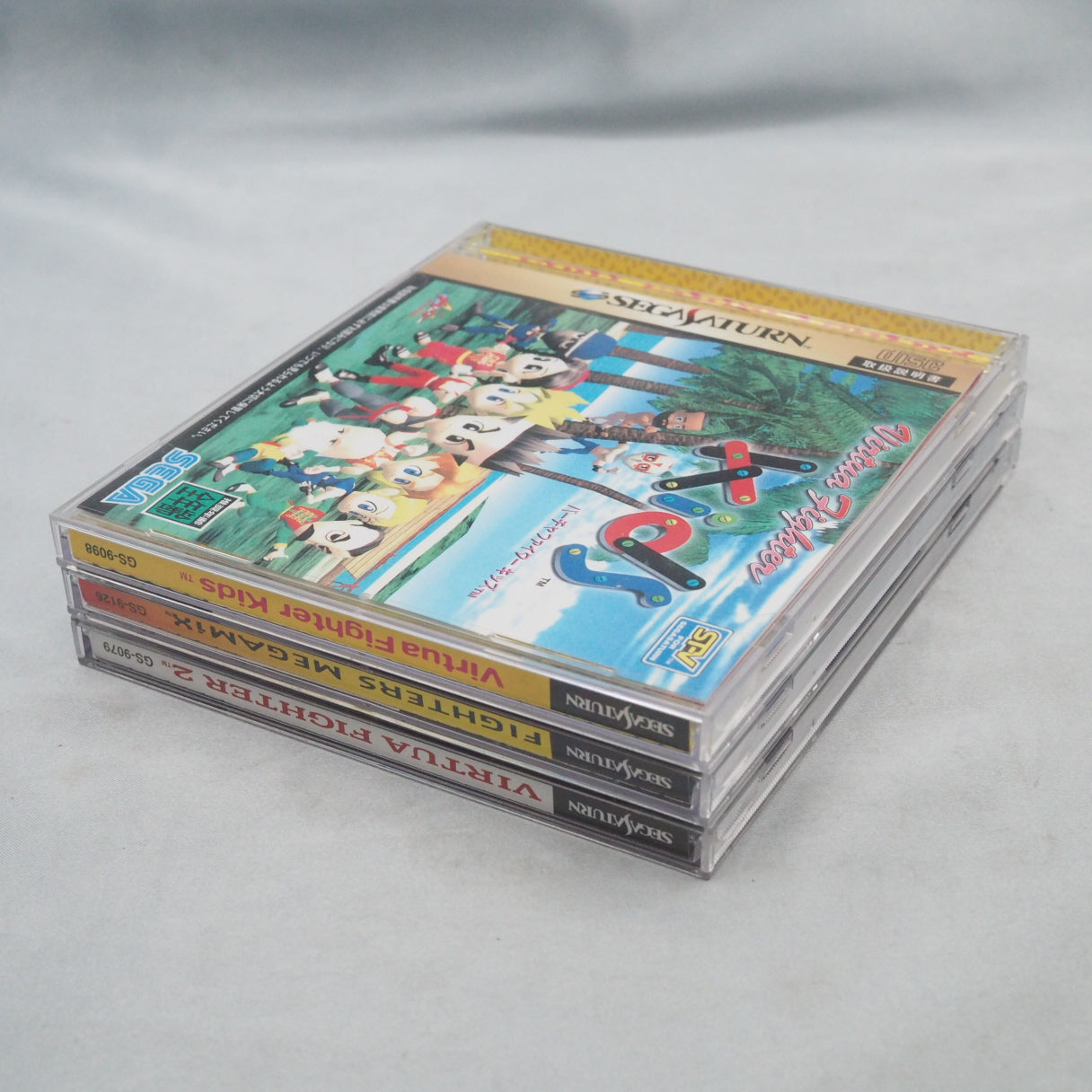 Used Virtua Fighter Kids + Virtua Fighter 2 + Virtua Fighter Mega Mix - Tested & Working