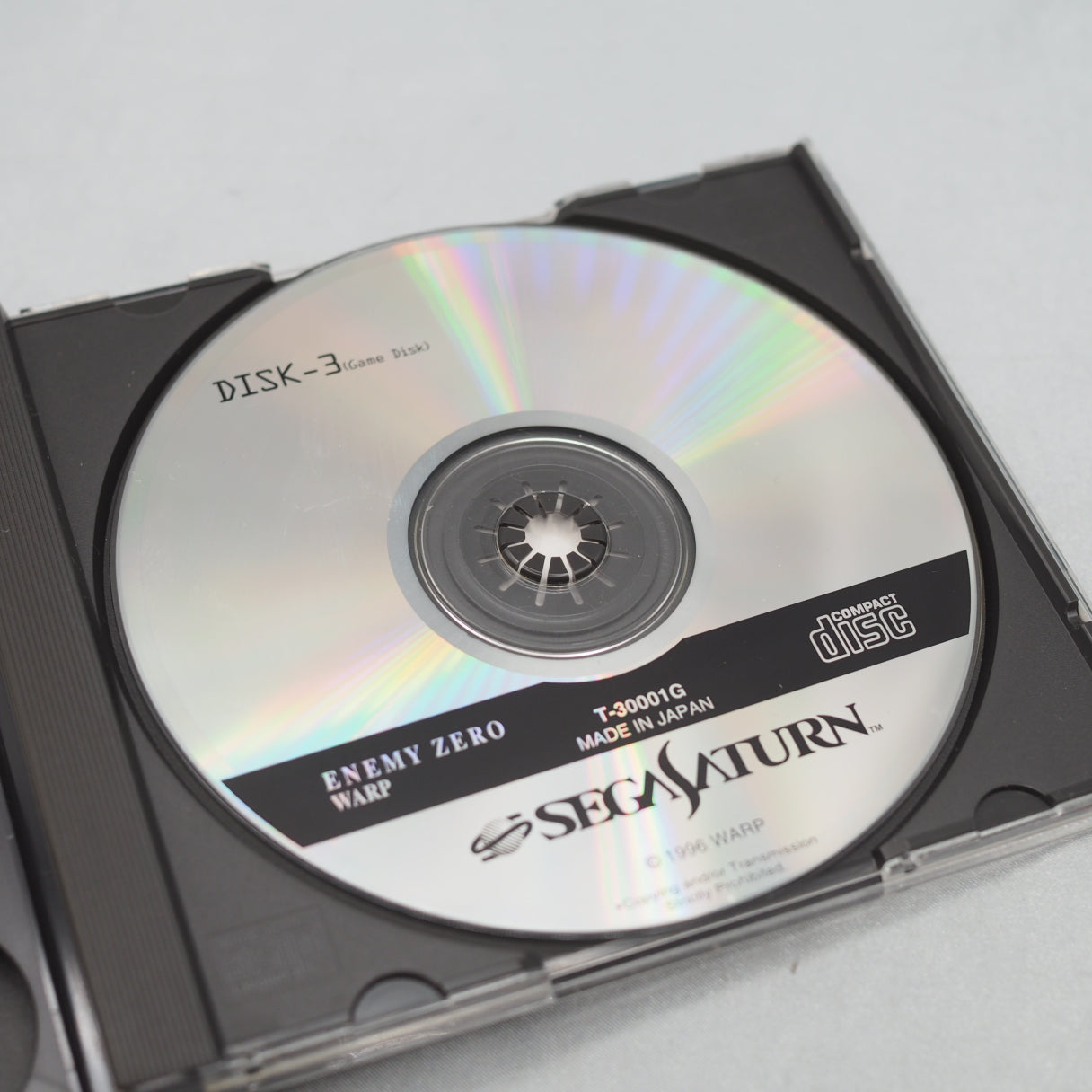 Used sega saturn ENEMY ZERO - Tested & Working