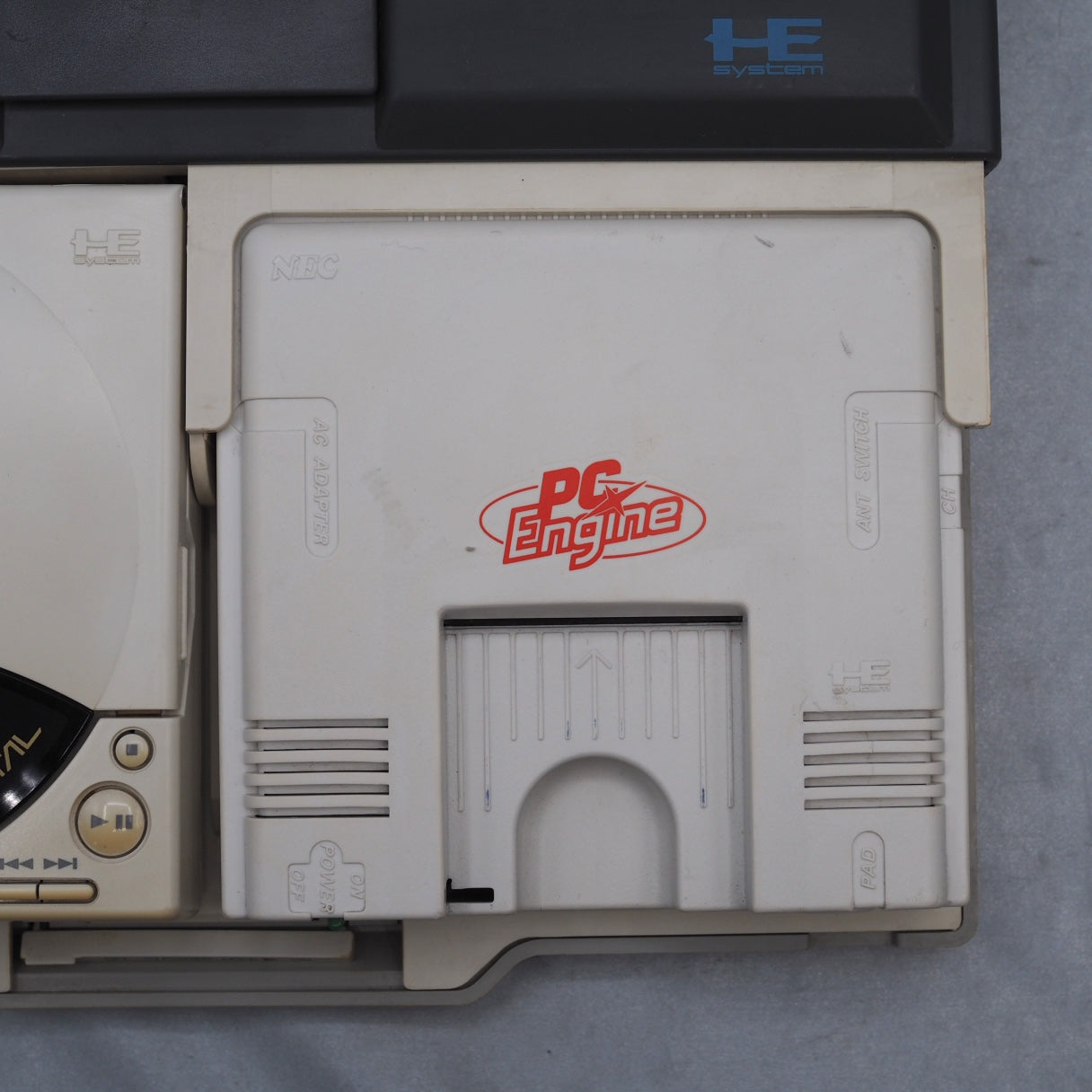 PC Engine INTERFACE UNIT IFU-30 CD-ROM2 PC Engine W/SYSTEM CARD