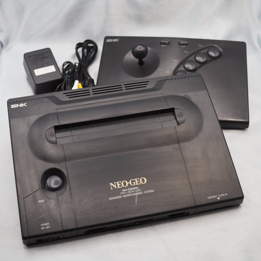 Used NEO GEO AES Console System & Controller UNIBIOS SNK - Tested & Working
