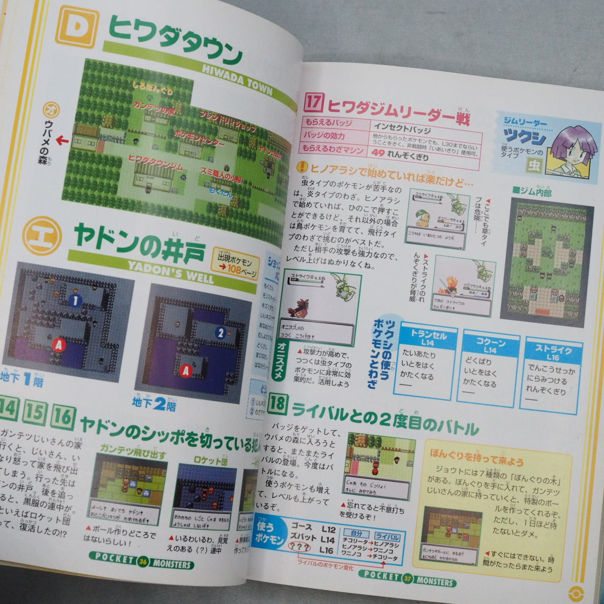 Used POKEMON Gold Silver Guide - Tested & Working