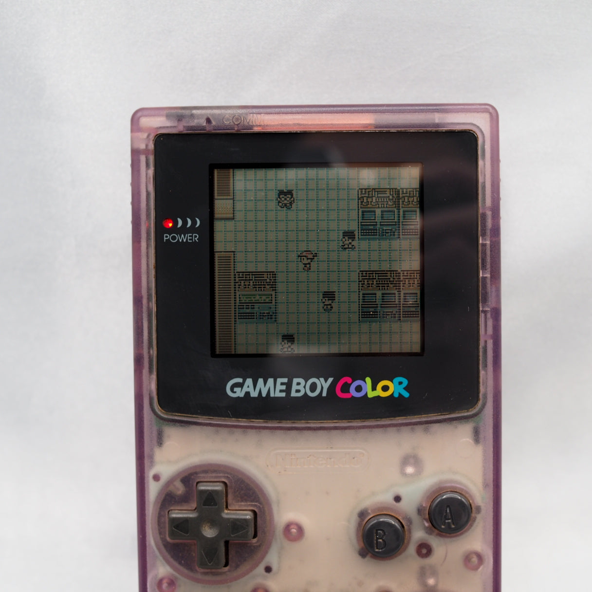 Nintendo GAME BOY COLOR Clear Purple CGB-001 Handheld System Boxed