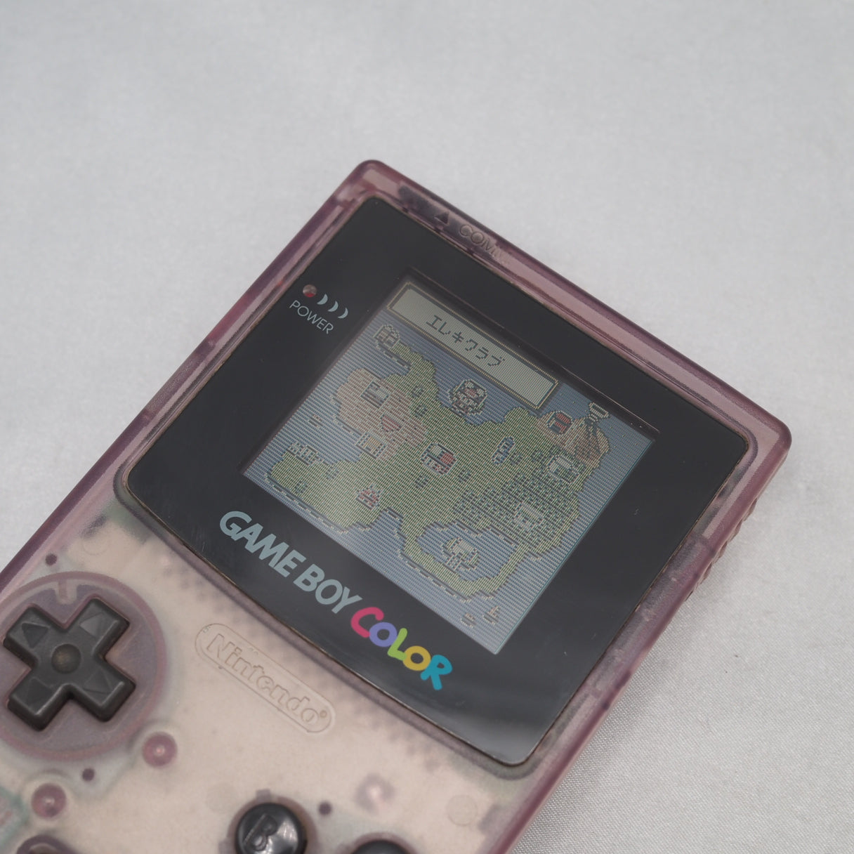 Nintendo GAME BOY COLOR Clear Purple CGB-001 Handheld System Boxed