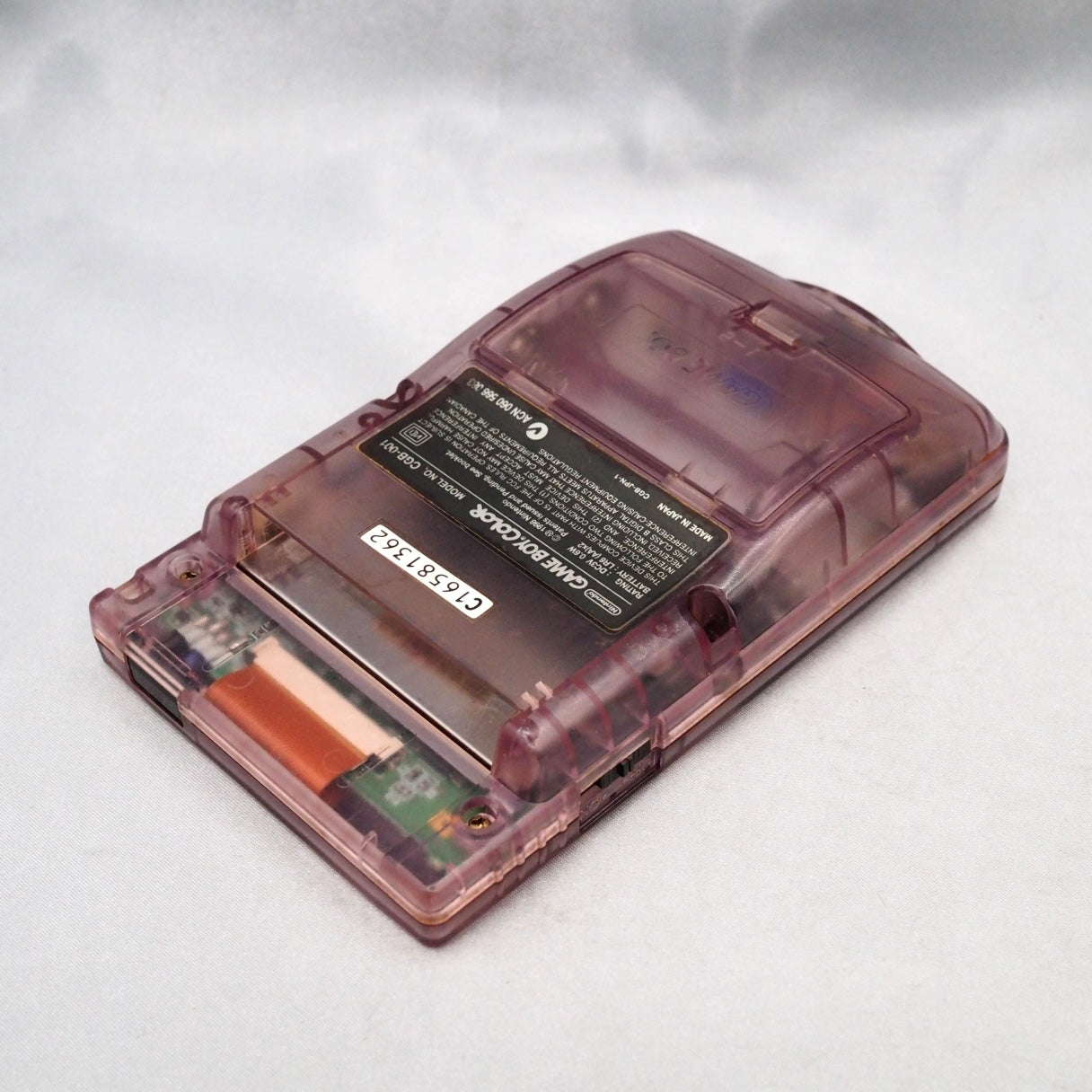 Nintendo GAME BOY COLOR Clear Purple CGB-001 Handheld System Boxed