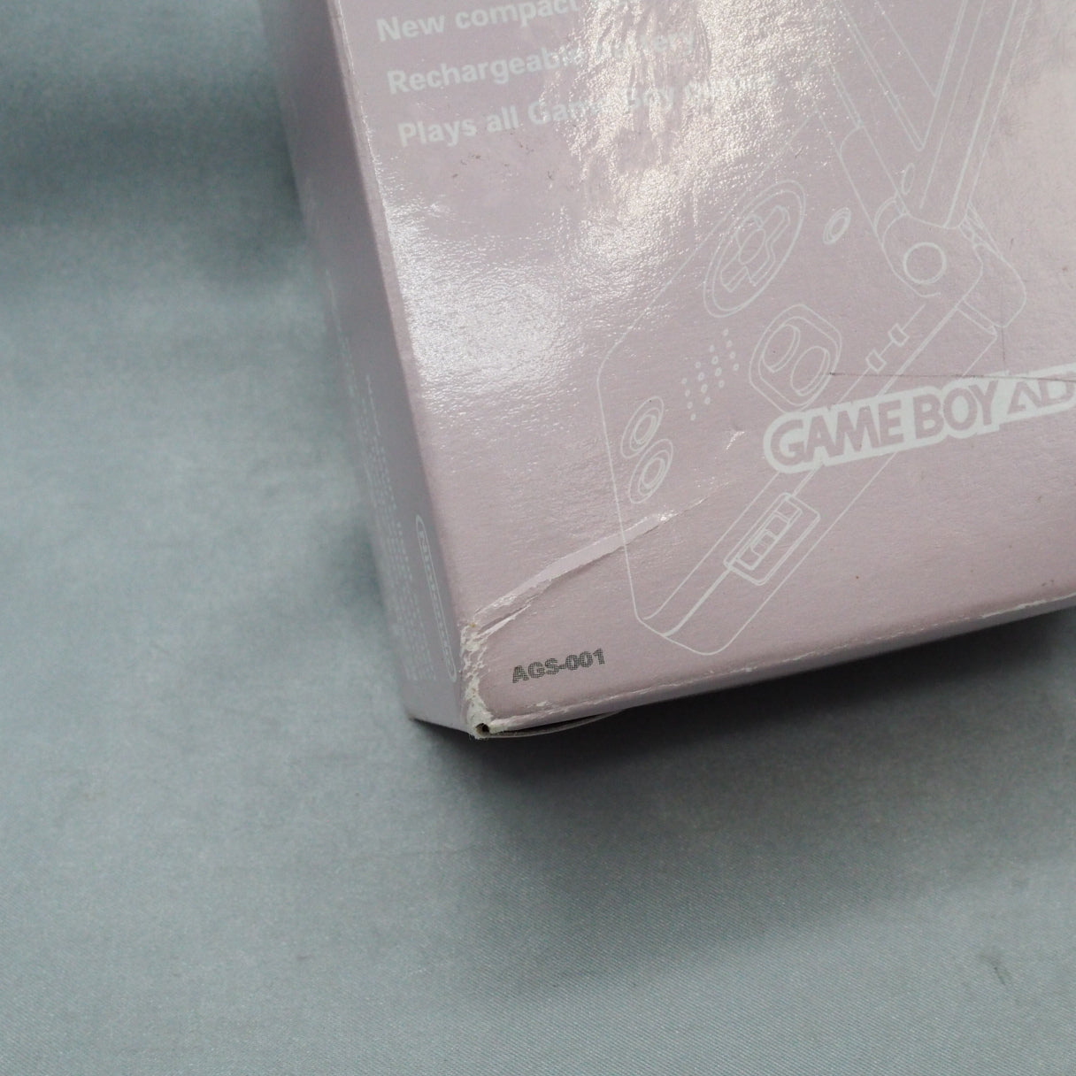 Nintendo Game Boy Advance SP AGS-001 Pearl pink Boxed