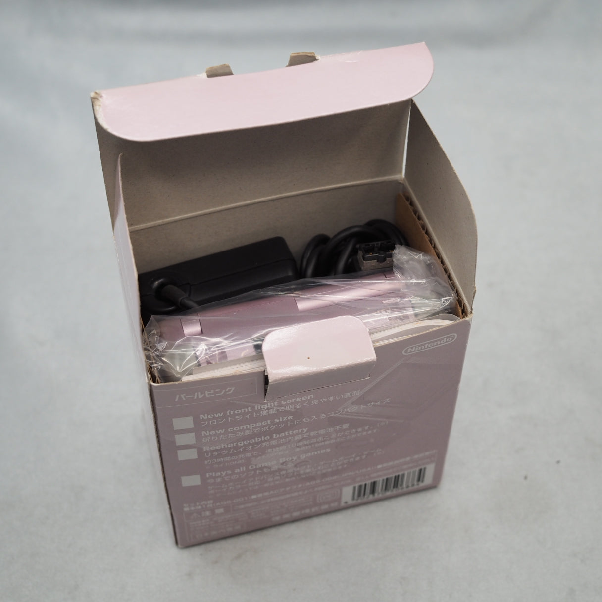 Nintendo Game Boy Advance SP AGS-001 Pearl pink Boxed