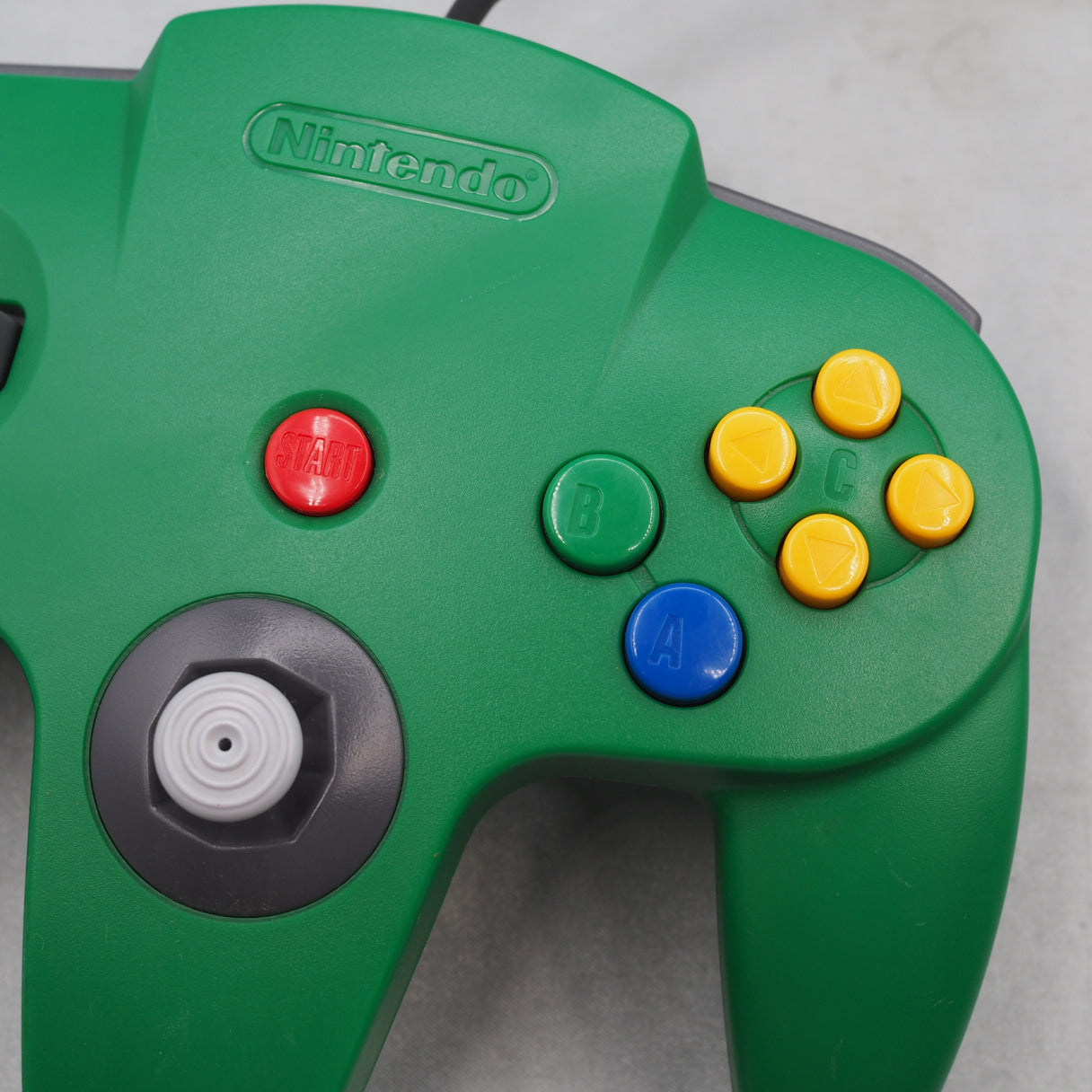 Used Nintendo 64 CONTROLLER Bros GREEN NUS-005 (Official Control Pad) - Tested & Working