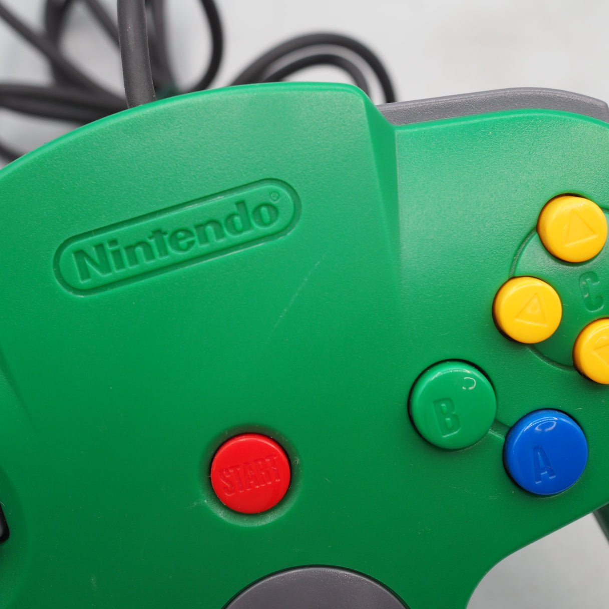 Used Nintendo 64 CONTROLLER Bros GREEN NUS-005 (Official Control Pad) - Tested & Working