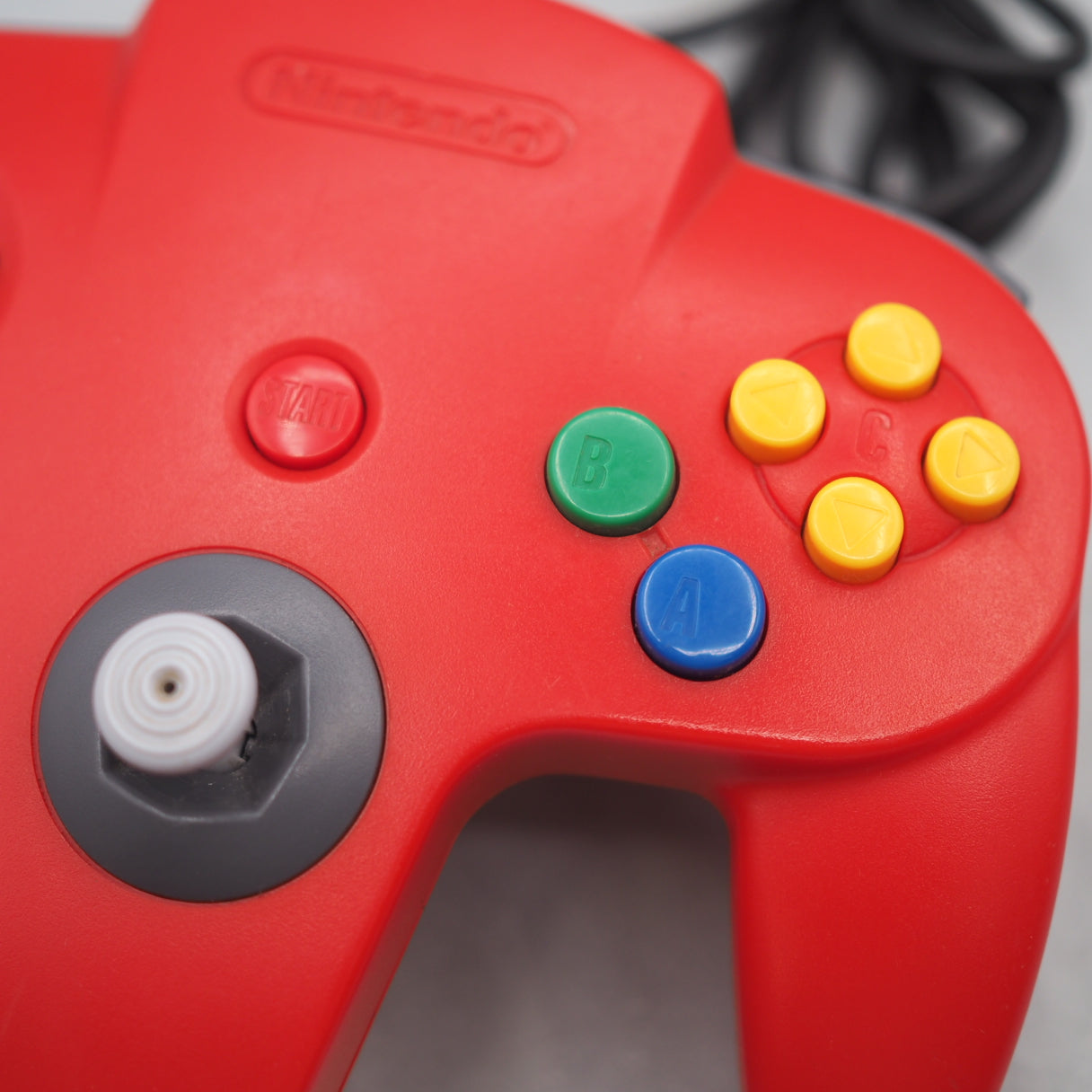 Nintendo 64 CONTROLLER Bros RED NUS-005 (Official Control Pad)