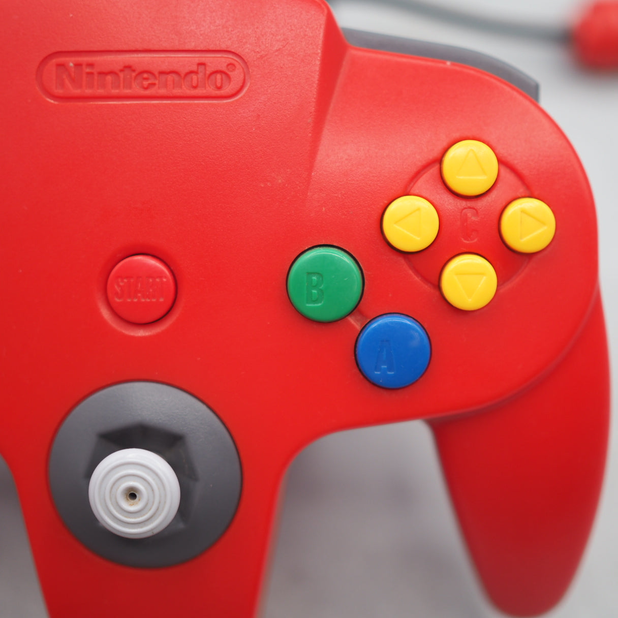 Nintendo 64 CONTROLLER Bros RED NUS-005 (Official Control Pad)