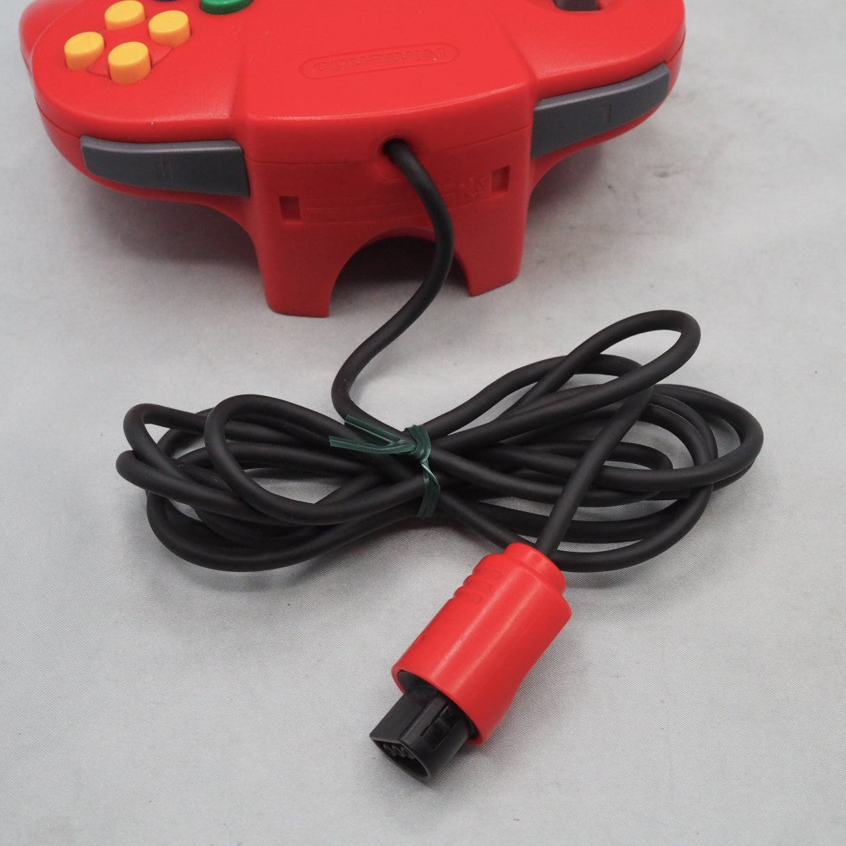 Nintendo 64 CONTROLLER Bros RED NUS-005 (Official Control Pad)