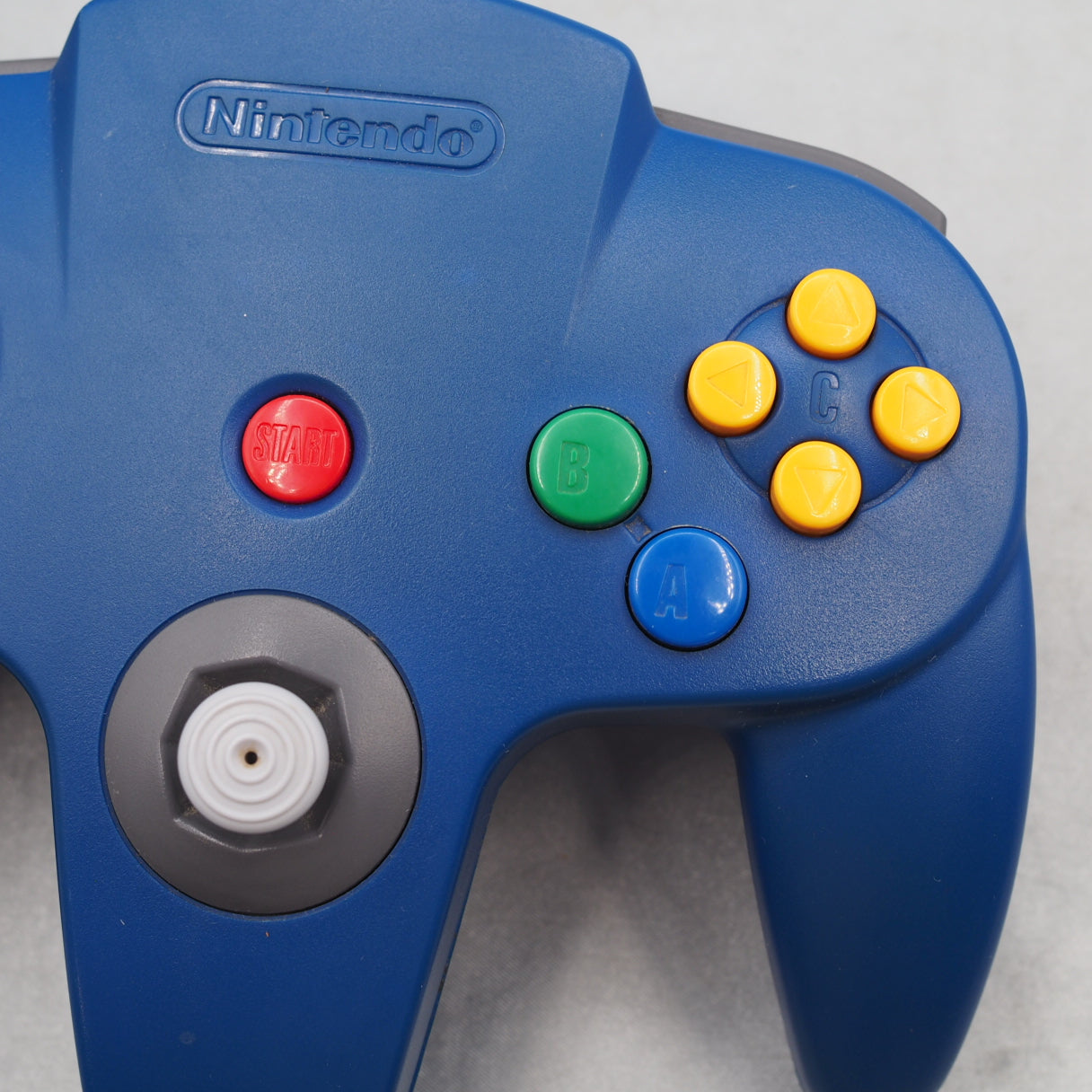 Used Nintendo 64 CONTROLLER Bros BLUE NUS-005 (Official Control Pad) - Tested & Working