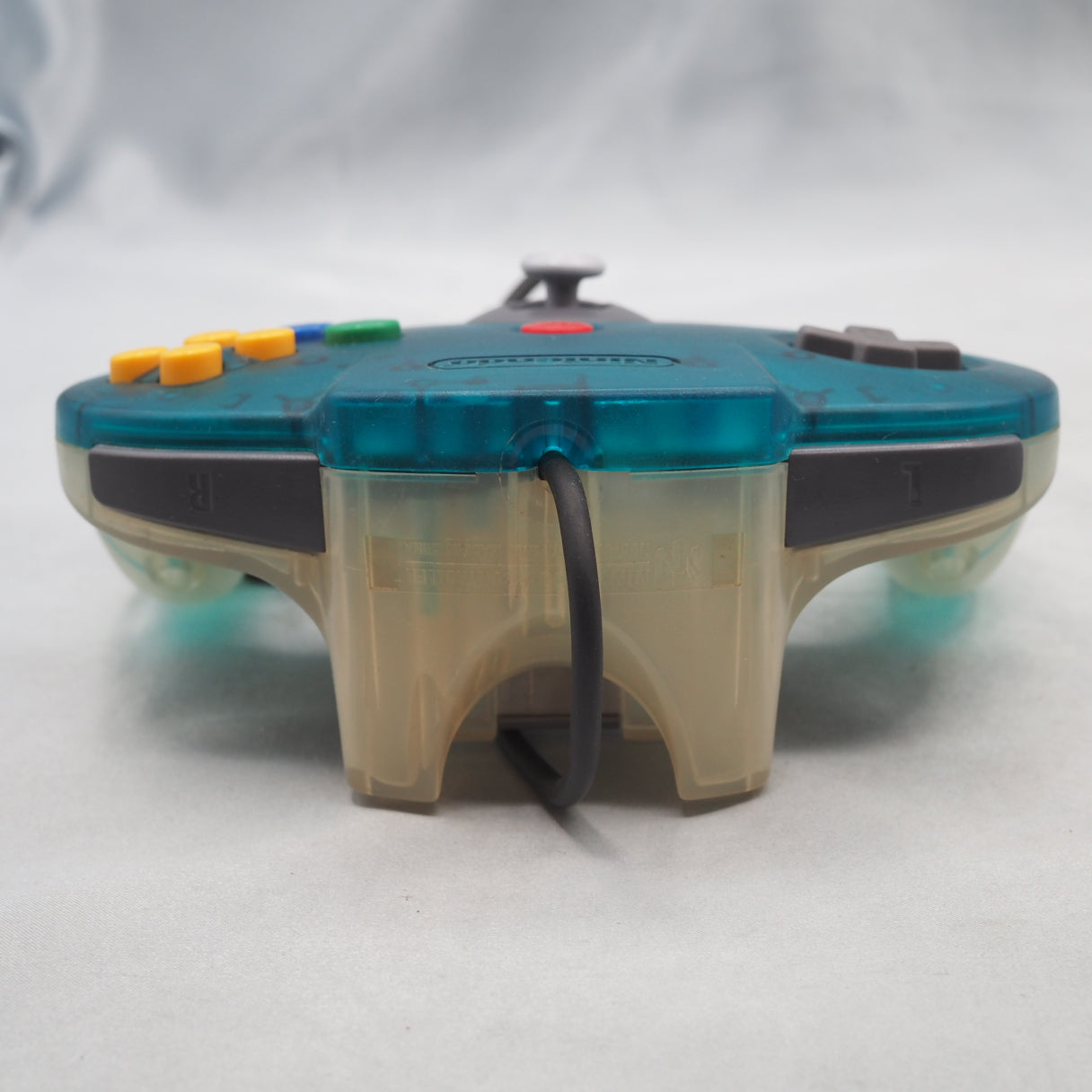 Used Nintendo 64 CONTROLLER Bros CLEAR BLUE NUS-005 (Official Control Pad) - Tested & Working