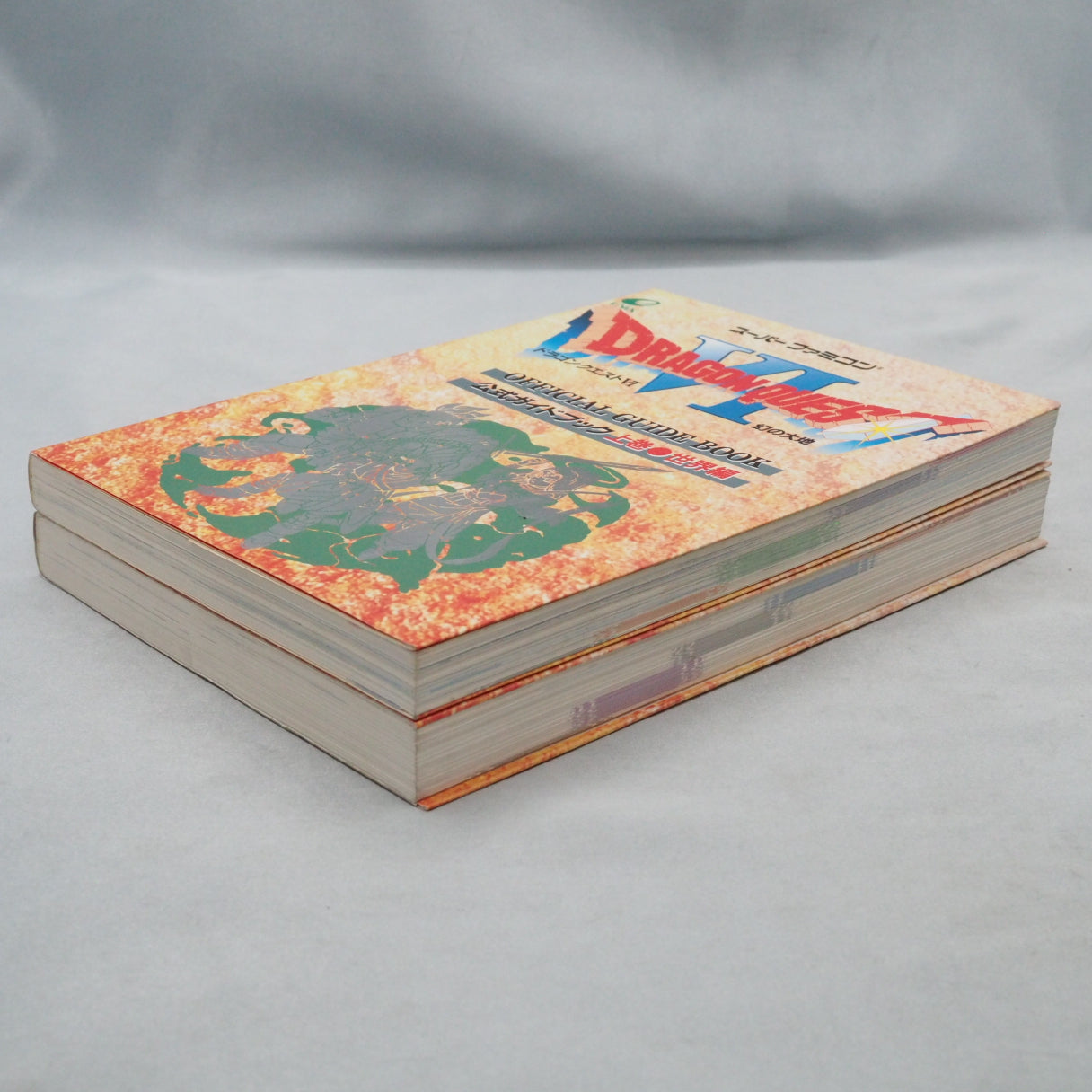 Used DRAGON QUEST VI 6 Official Guide Book 1&2 Set w/Map - Tested & Working