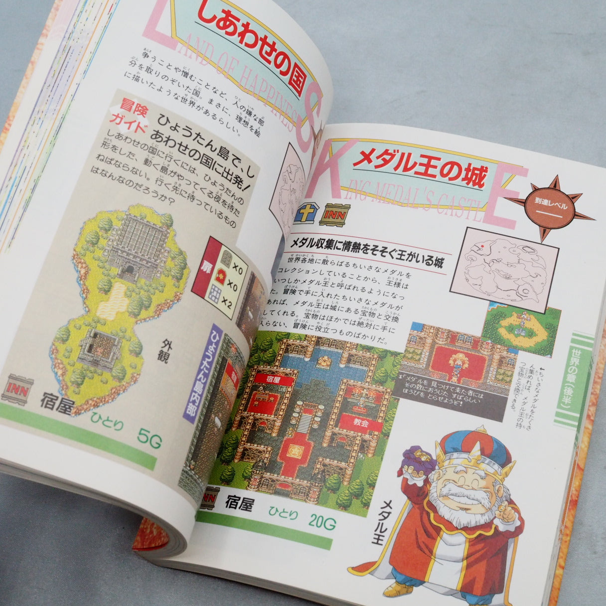 Used DRAGON QUEST VI 6 Official Guide Book 1&2 Set w/Map - Tested & Working