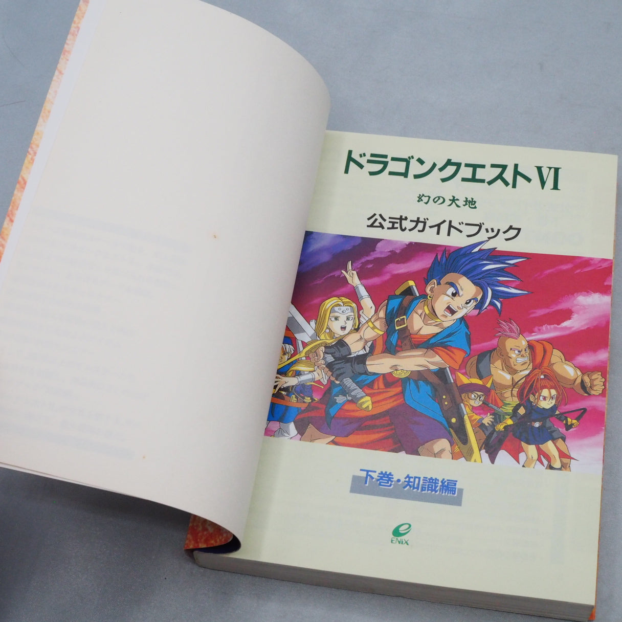 Used DRAGON QUEST VI 6 Official Guide Book 1&2 Set w/Map - Tested & Working