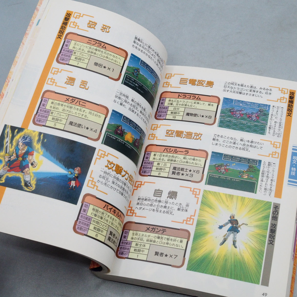 Used DRAGON QUEST VI 6 Official Guide Book 1&2 Set w/Map - Tested & Working