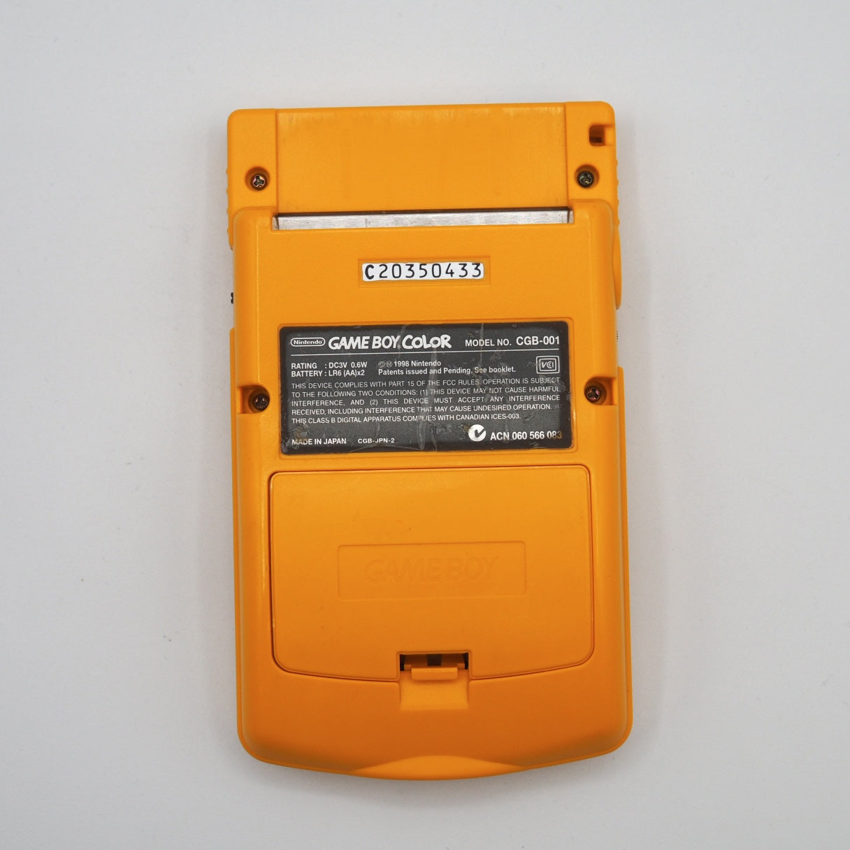 Nintendo GAME BOY COLOR Yellow CGB-001 Handheld System
