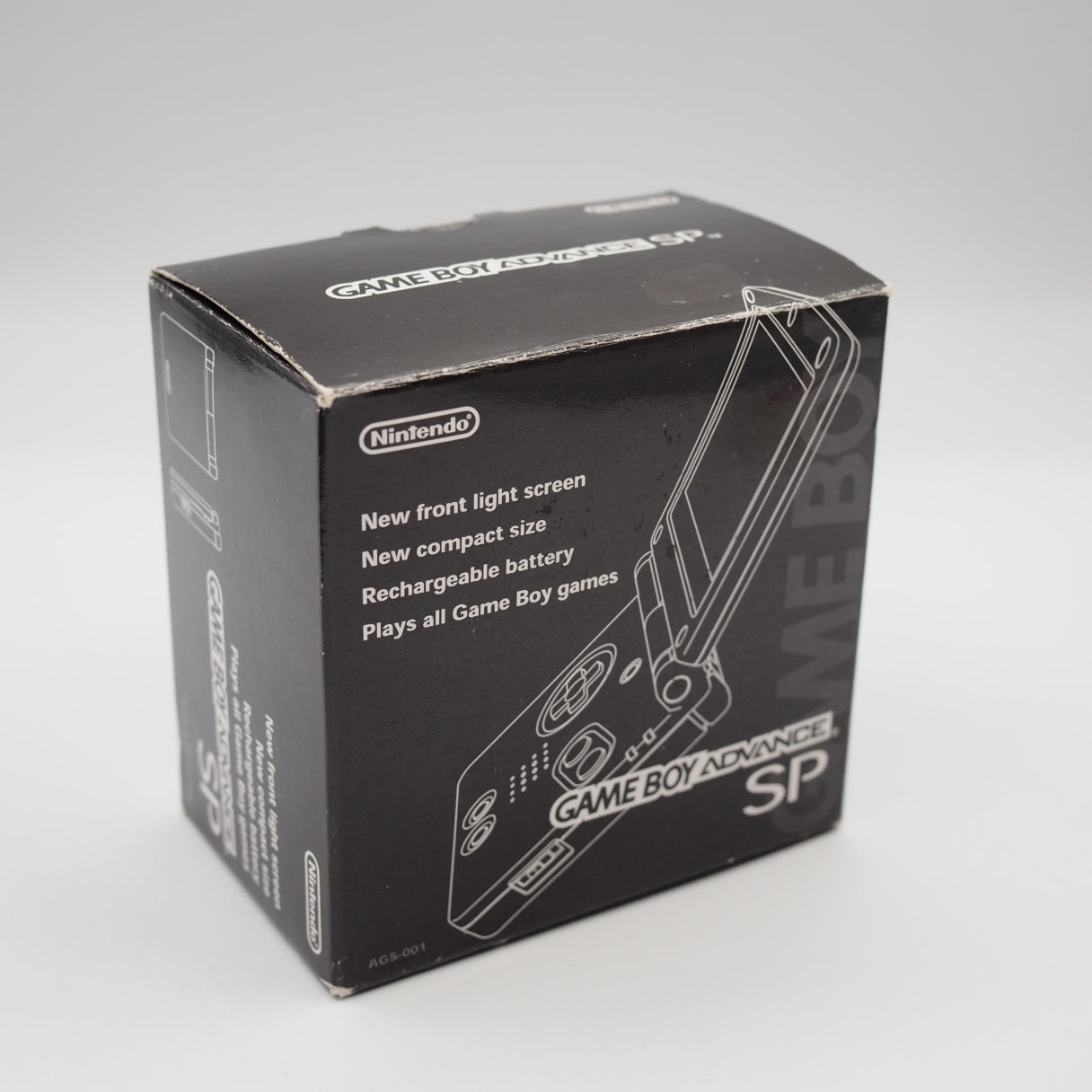 Nintendo Game Boy Advance SP AGS-001 Boxed Onyx Black