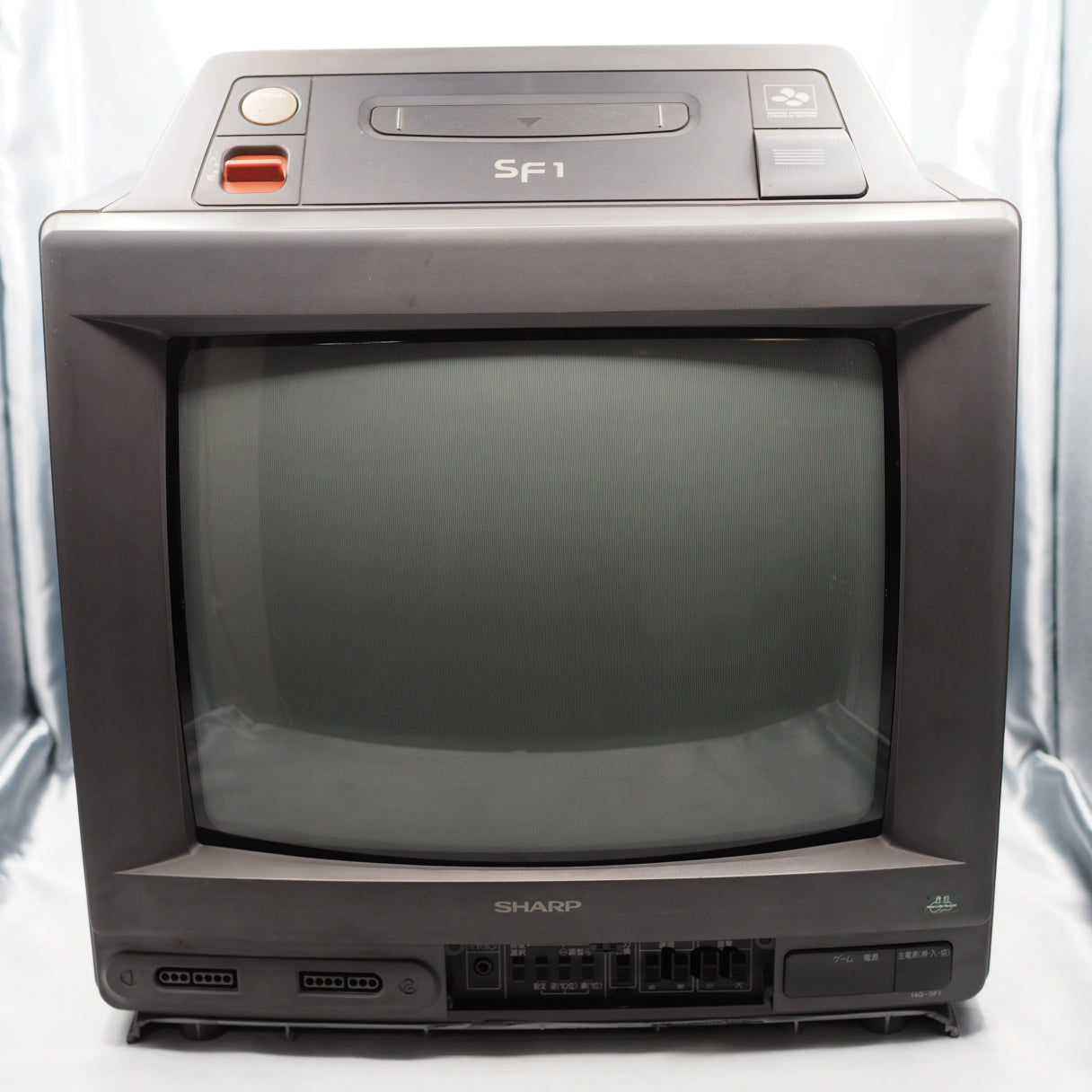 SHARP SF-1 Console System Nintendo Super Famicom Color TV 14G-SF1